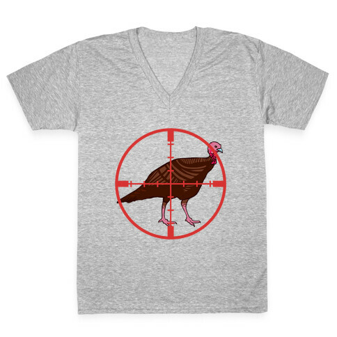 Crosshair Turkey V-Neck Tee Shirt