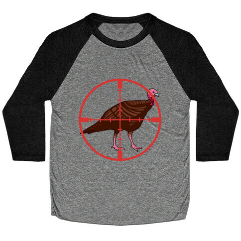 Crosshair Turkey Baseball Tee