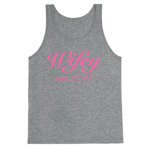 Wifey Est. 2014 Tank Top