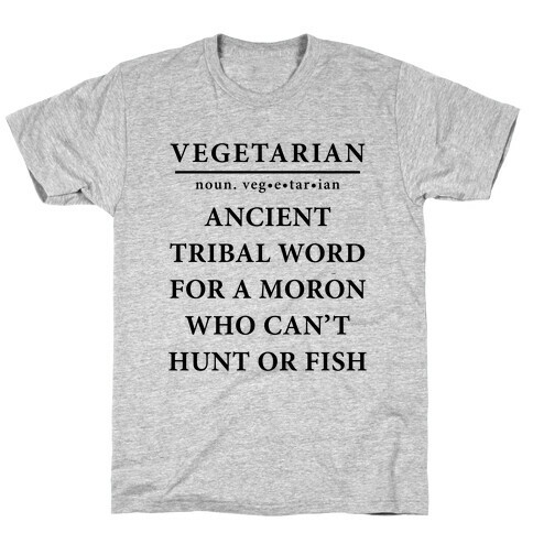 Vegetarian Definition T-Shirt