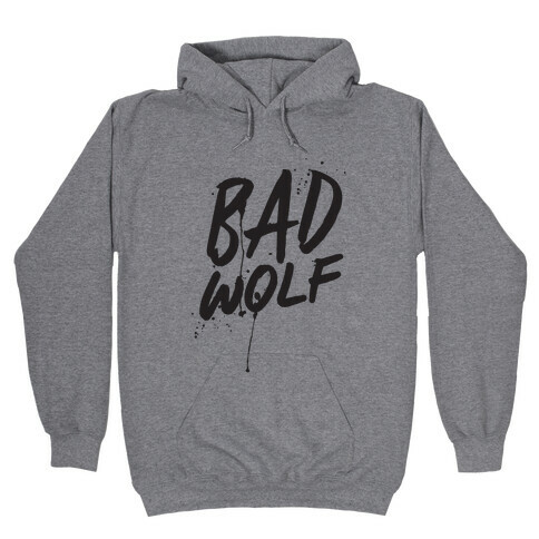 Doctor Who Bad Wolf Hooded Sweatshirt