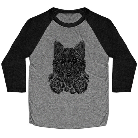 Seven Eyed Fox Baseball Tee