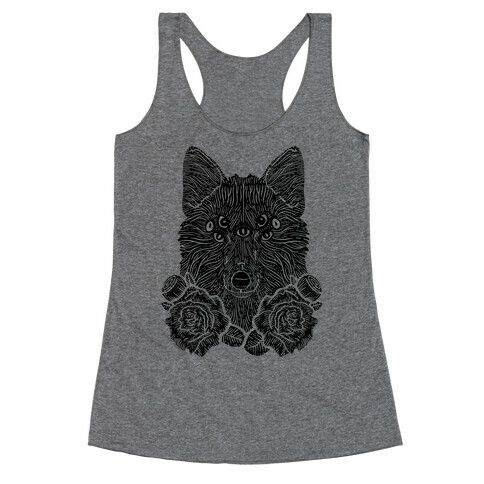 Seven Eyed Fox Racerback Tank Top