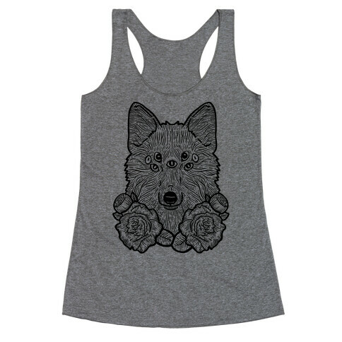 Seven Eyed Fox Racerback Tank Top