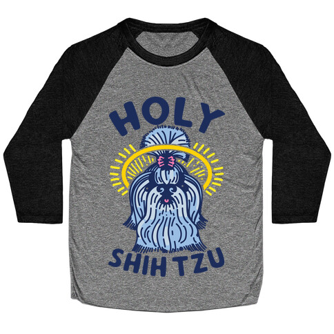 Holy Shih Tzu Baseball Tee