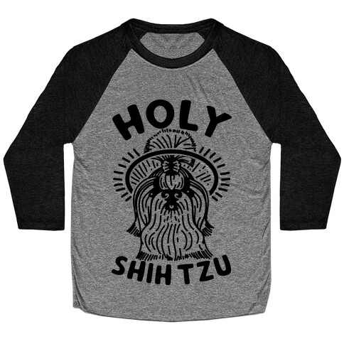 Holy Shih Tzu Baseball Tee