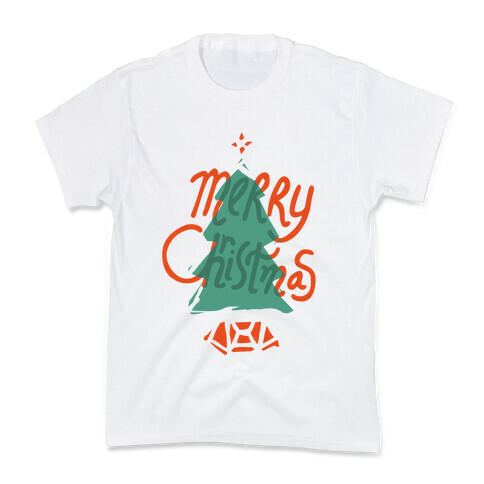 Merry Christmas Tree Kids T-Shirt