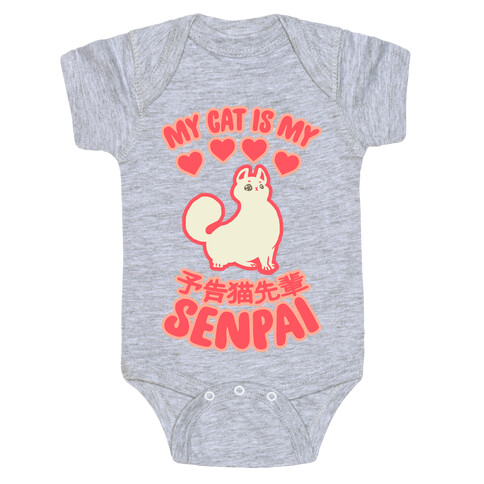 My Cat Is My Senpai Baby One-Piece