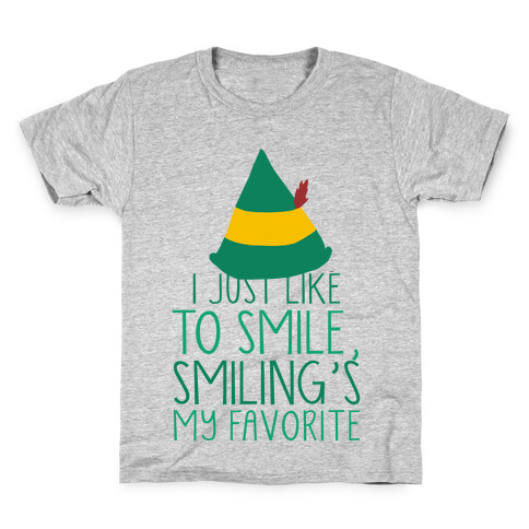Smiling's My Favorite Kids T-Shirt