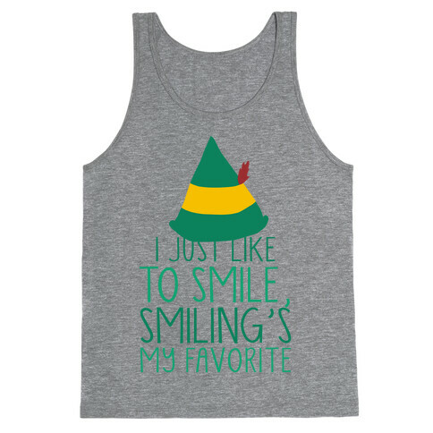 Smiling's My Favorite Tank Top