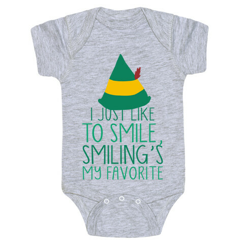 Smiling's My Favorite Baby One-Piece