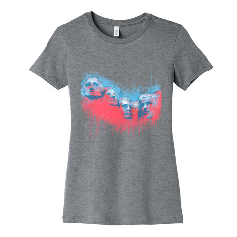 Watercolor Rushmore Womens T-Shirt