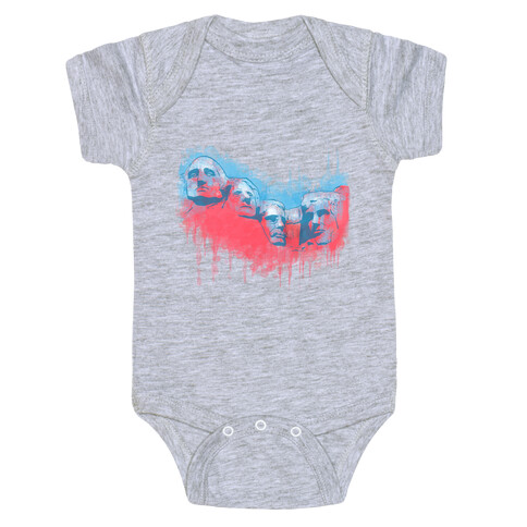 Watercolor Rushmore Baby One-Piece