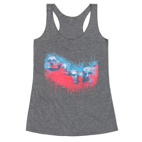 Watercolor Rushmore Racerback Tank Top