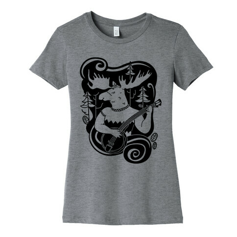 Indie Rock Moose Womens T-Shirt