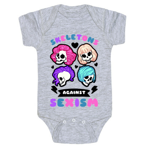 Skeletons Against Sexism Baby One-Piece