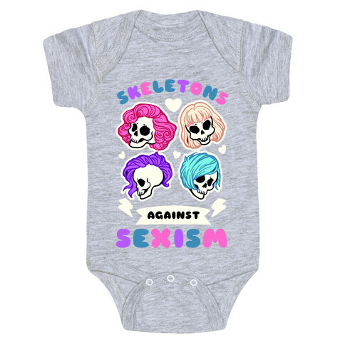 Skeletons Against Sexism Baby One-Piece