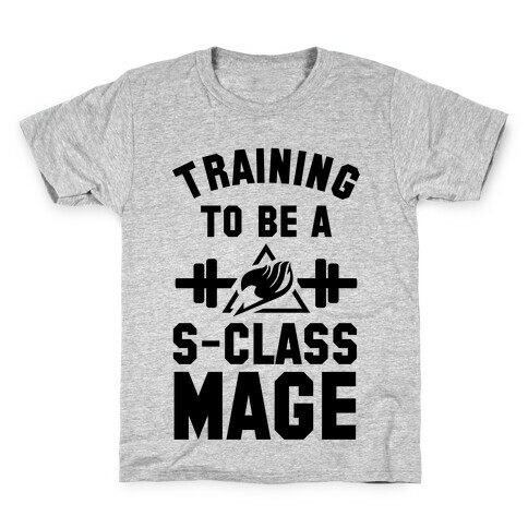 Training to Be a S-Class Mage Kids T-Shirt