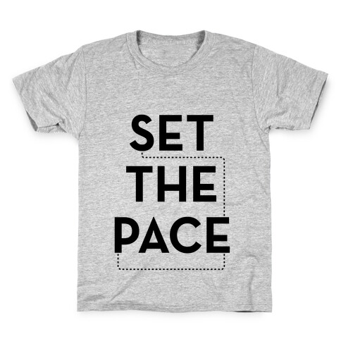 Set The Pace Kids T-Shirt