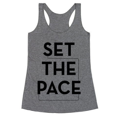 Set The Pace Racerback Tank Top