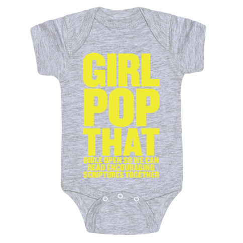 Girl Pop That (Bible Open) Baby One-Piece