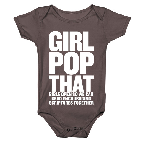 Girl Pop That (Bible Open) Baby One-Piece