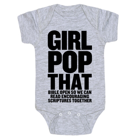 Girl Pop That (Bible Open) Baby One-Piece