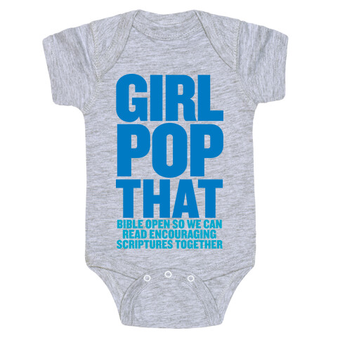 Girl Pop That (Bible Open) Baby One-Piece