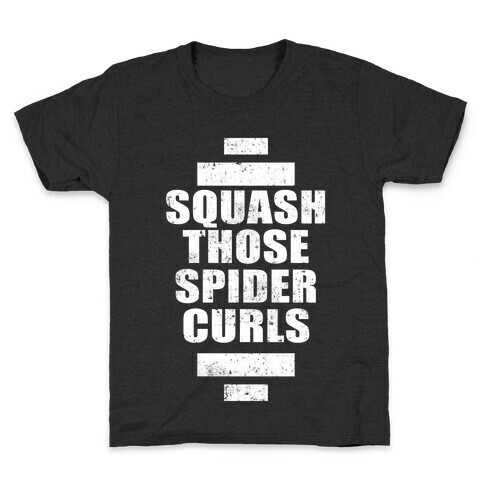 Squash Those Spider Curls Kids T-Shirt