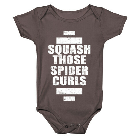 Squash Those Spider Curls Baby One-Piece