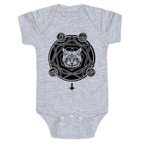 Witch's Cat: The Elements Baby One-Piece