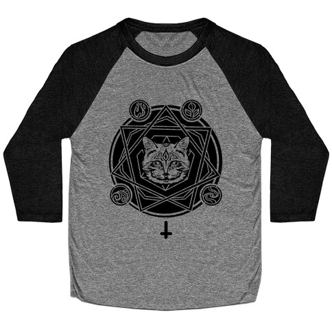 Witch's Cat: The Elements Baseball Tee