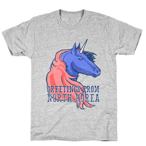 North Korean Unicorn (Vintage) T-Shirt