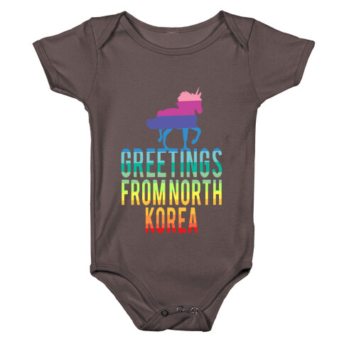 Greetings From North Korea Baby One-Piece