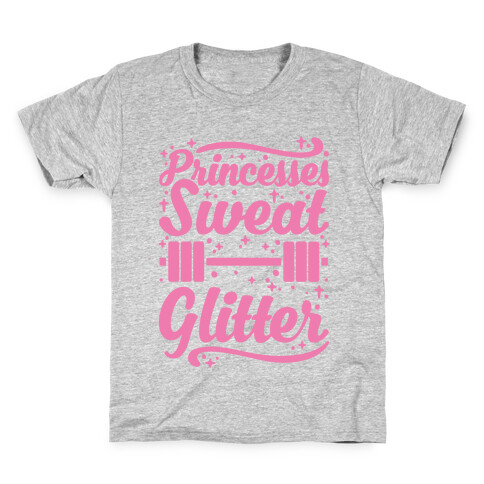 Princesses Sweat Glitter Kids T-Shirt