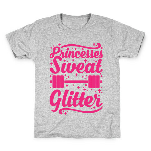 Princesses Sweat Glitter Kids T-Shirt