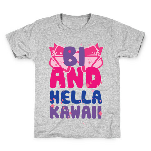 Bi And Hella Kawaii Kids T-Shirt