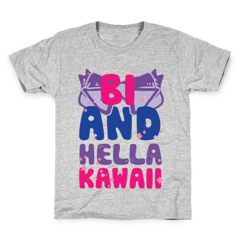 Bi And Hella Kawaii Kids T-Shirt