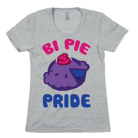 Bi Pie Pride Womens T-Shirt