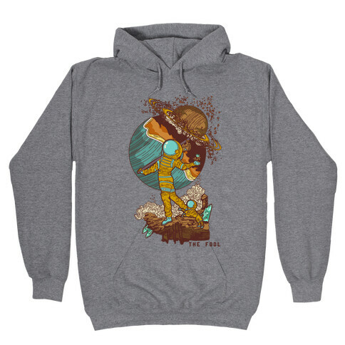 The Fool in Space Hooded Sweatshirt