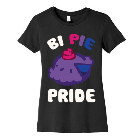 Bi Pie Pride Womens T-Shirt