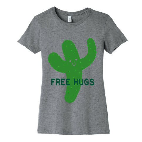 Free Hugs Cactus Womens T-Shirt