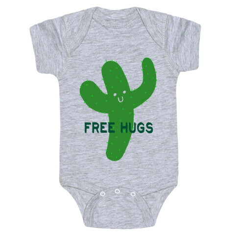 Free Hugs Cactus Baby One-Piece
