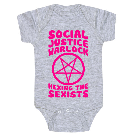 Social Justice Warlock Baby One-Piece