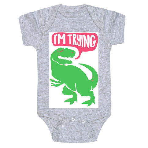 Hug Me Dinosaur (Part Two) Baby One-Piece