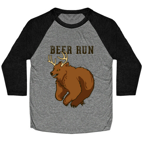 Beer Run Baseball Tee