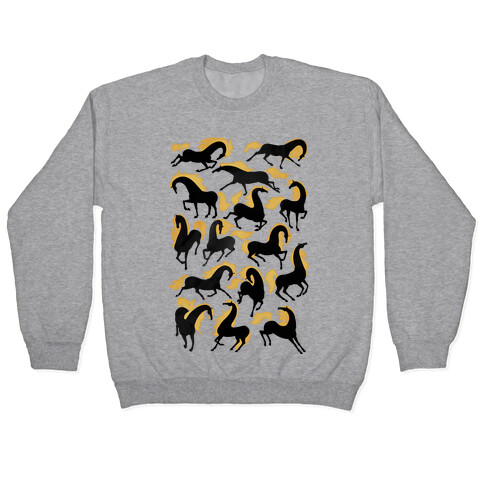 Fiery Wild Horses Pullover