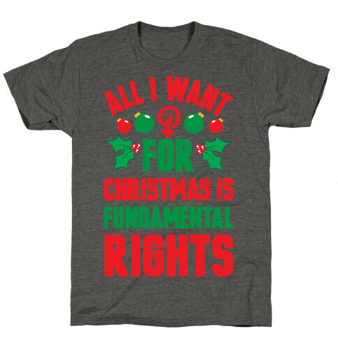 All I Want For Christmas Is Fundamental Rights T-Shirt