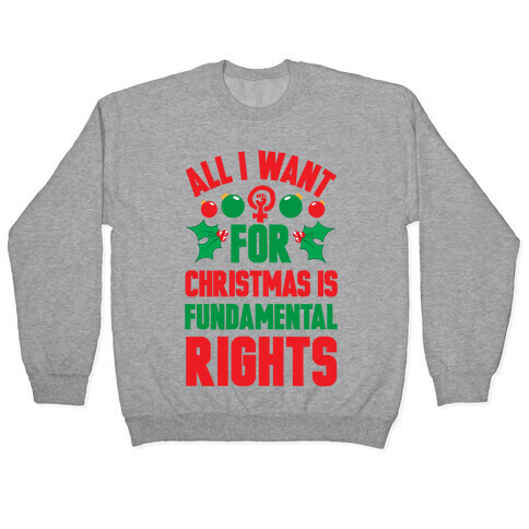 All I Want For Christmas Is Fundamental Rights Pullover