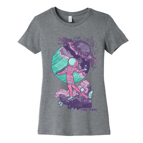 The Fool in Space Womens T-Shirt